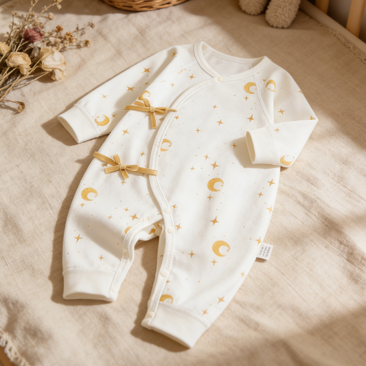 Star and Moon Baby Bodysuit