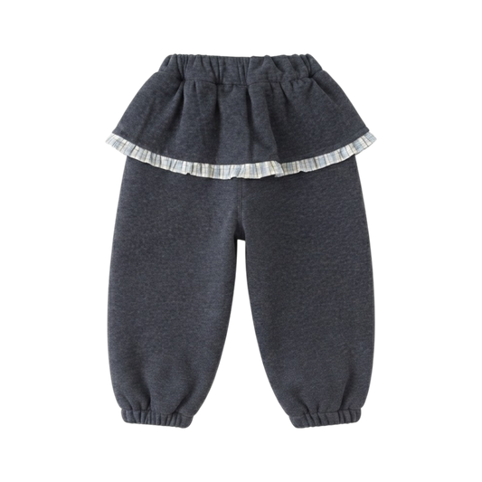 Charcoal Star Gingham Baby Joggers