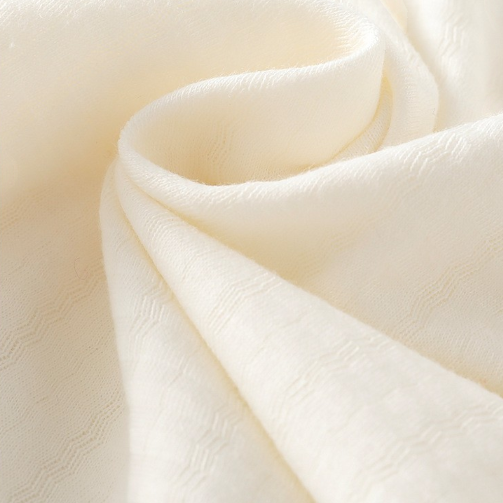 Cream Cloud Sleeveless Baby Bodysuit