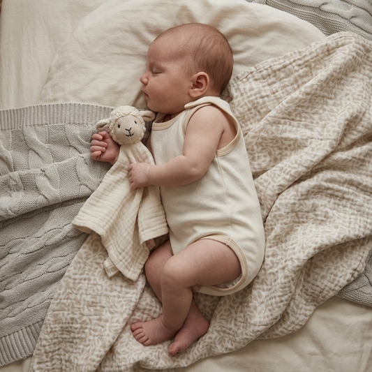 Simple Shoulder-Button Baby Bodysuit