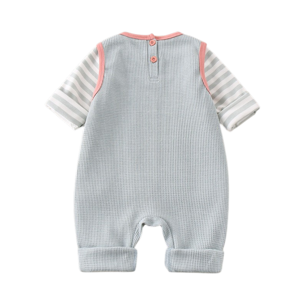 Powder Blue Little Monster Baby Outfit Set