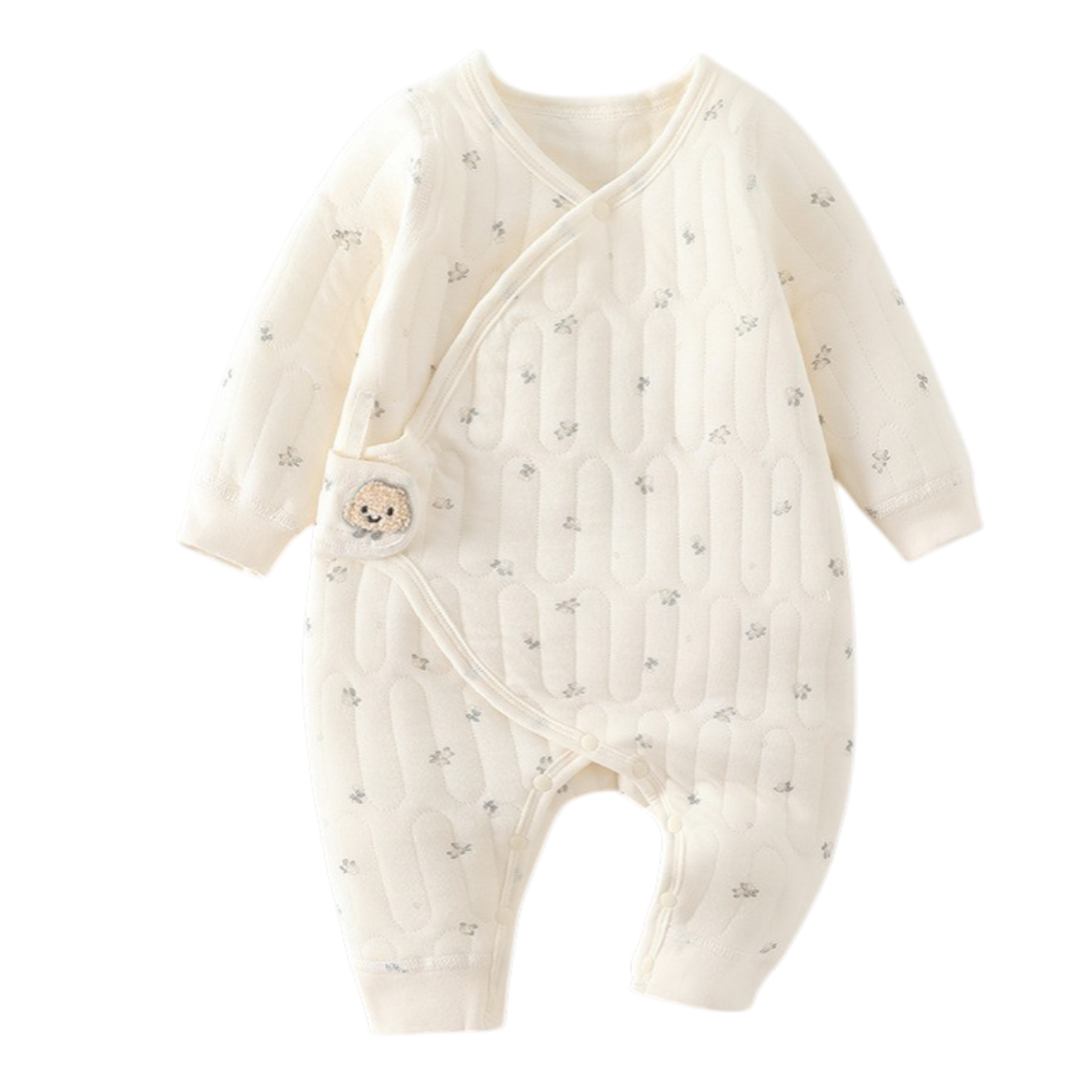 Little Flower Baby Romper for a September newborn clothing guide in Canada