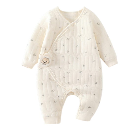Little Flower Baby Romper for a September newborn clothing guide in Canada