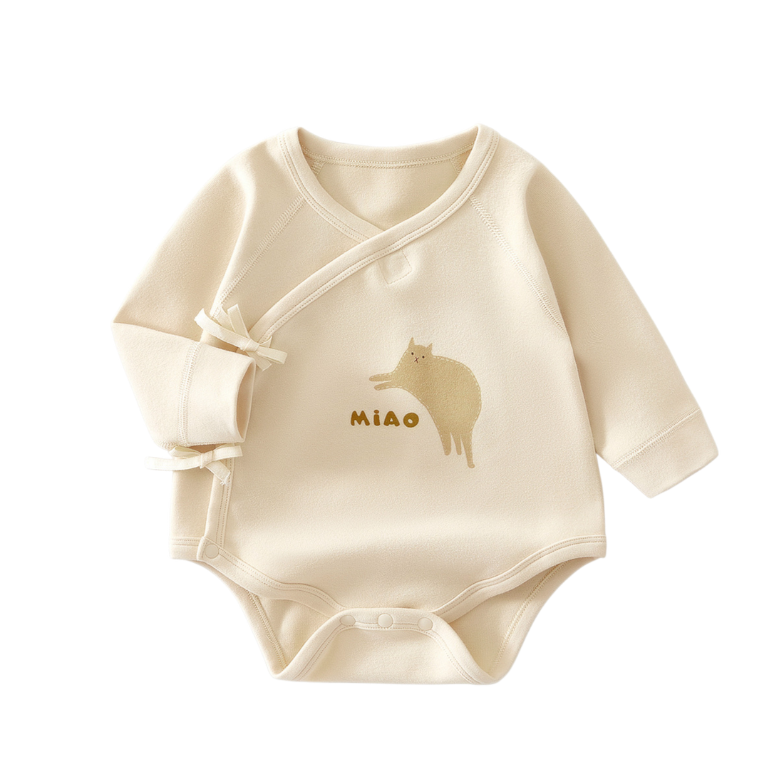 Apricot Cat Baby Bodysuit for a newborn shopping guide in Canada