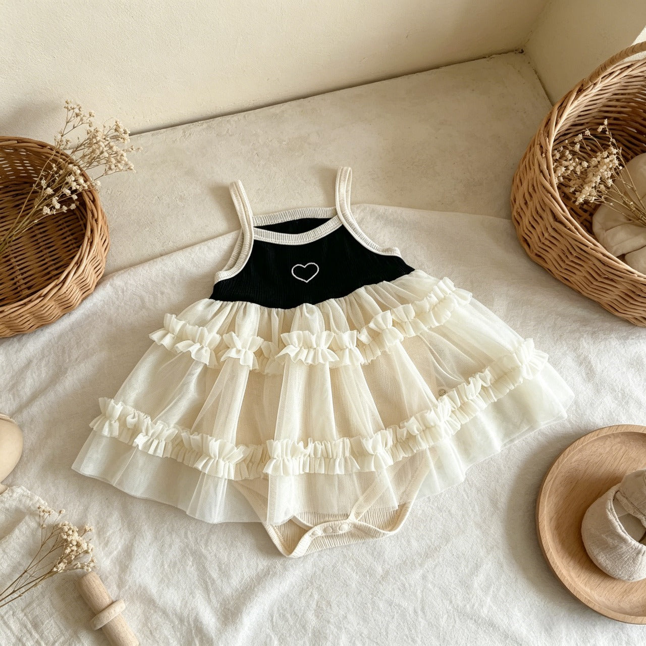 Baby Tulle Bodysuit Dress