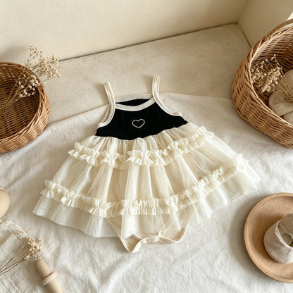 Baby Tulle Bodysuit Dress