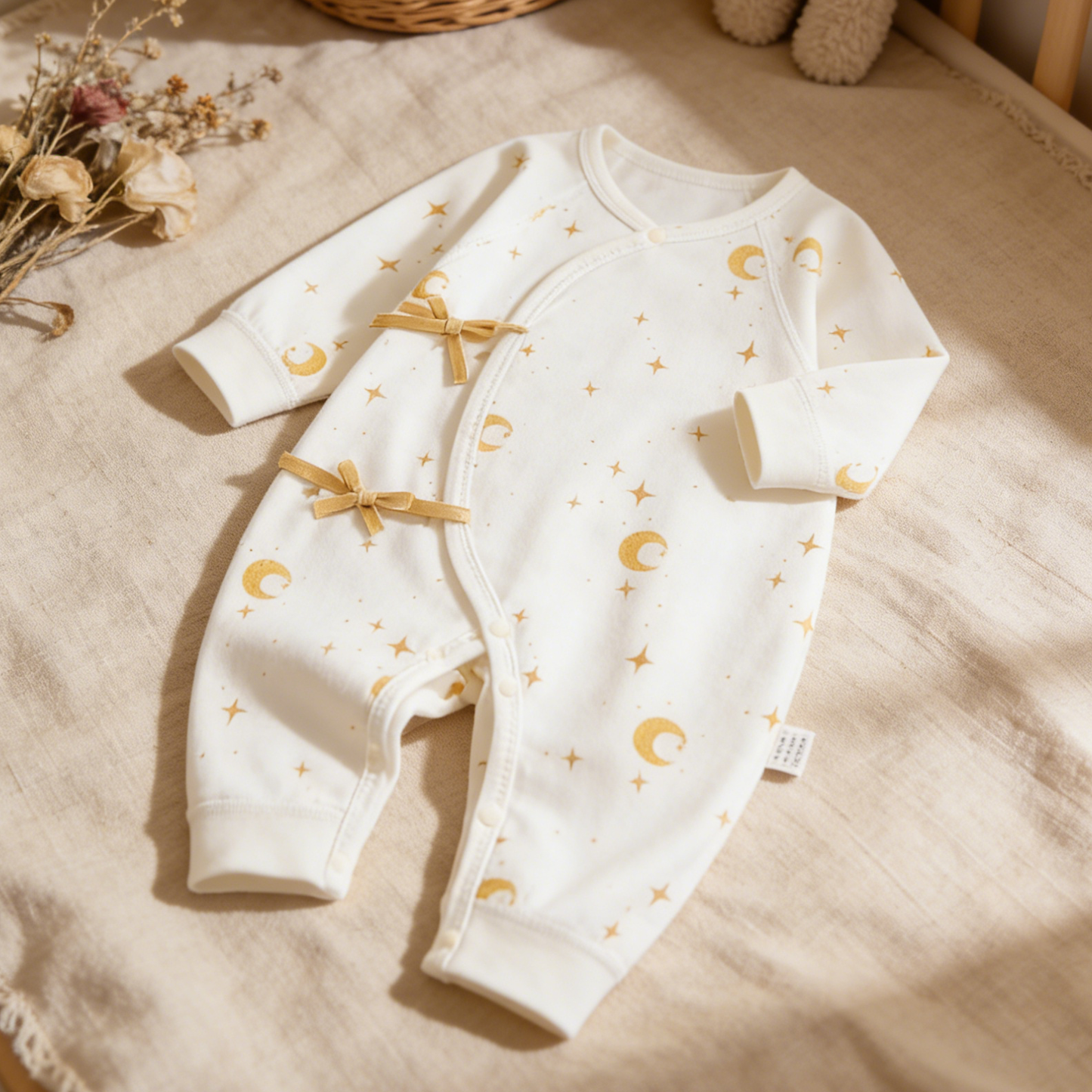 Star and Moon Baby Bodysuit