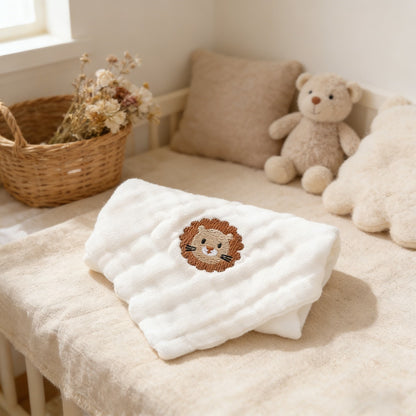 Lion Baby Washcloth