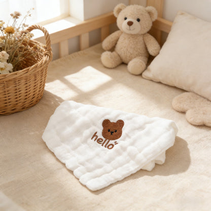 Little Bear Baby Washcloth