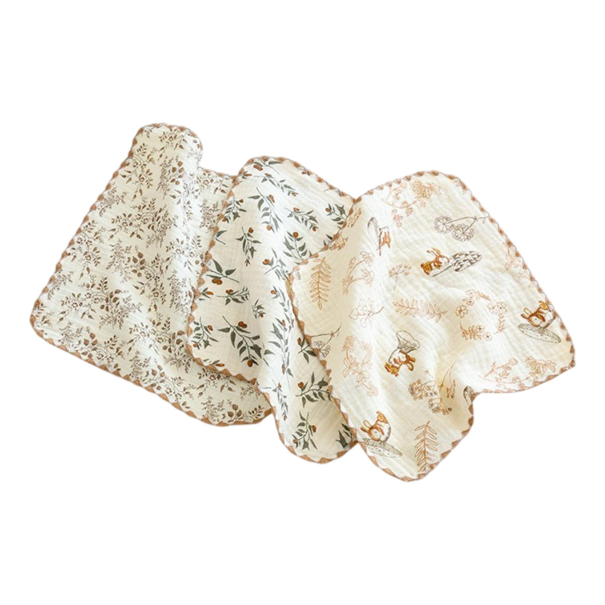 Little Forest Baby Washcloth Set