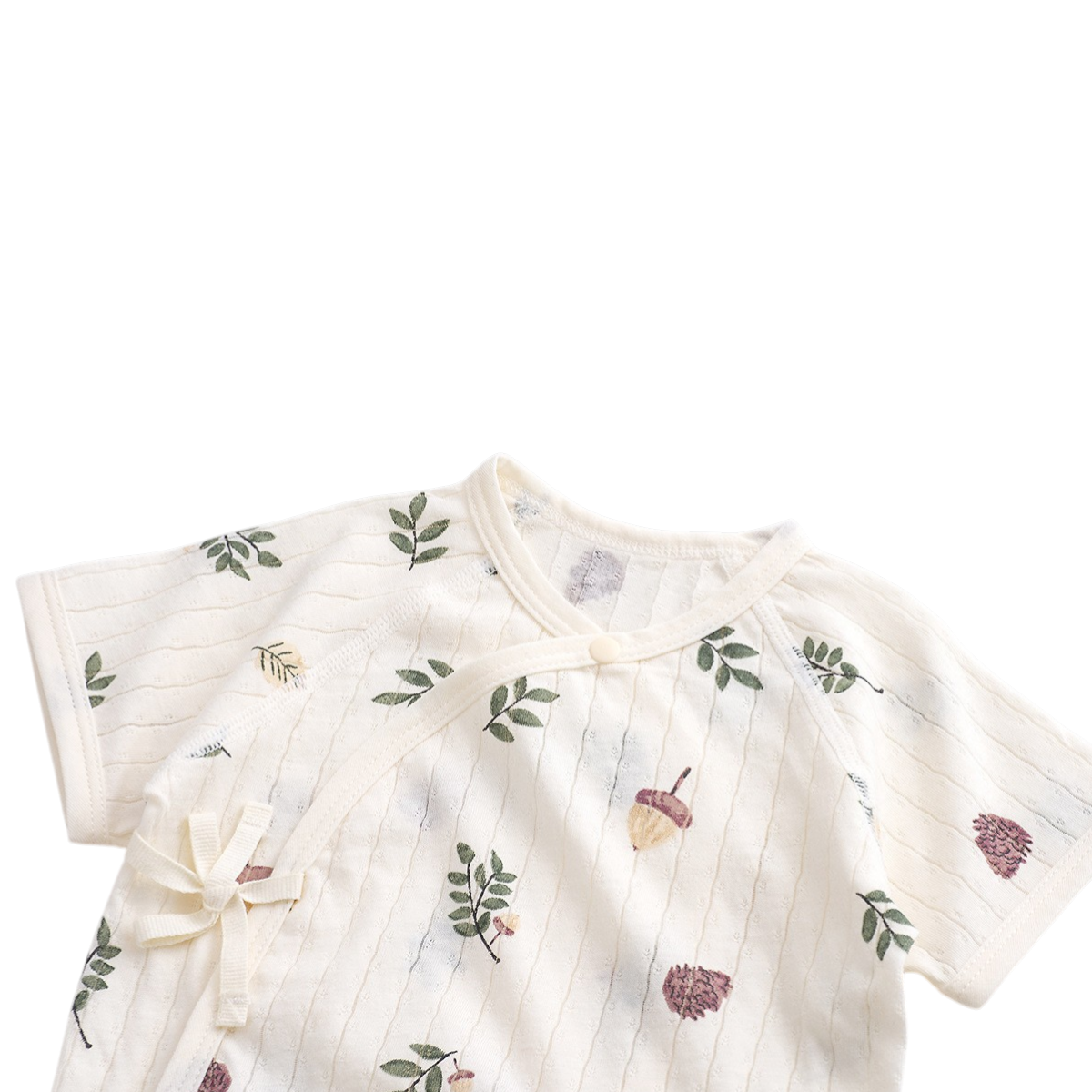 Acorn Short Sleeve Baby Bodysuit