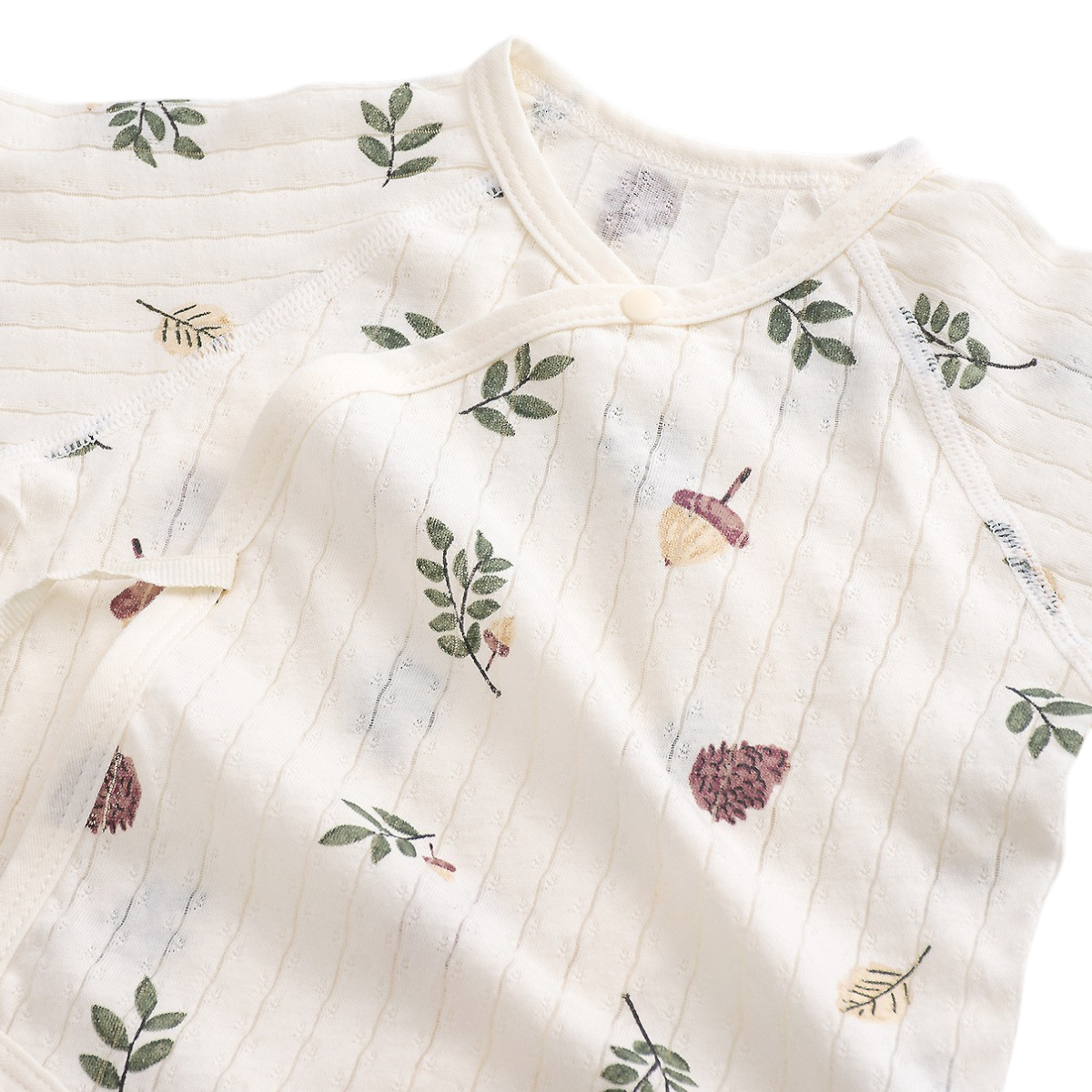 Acorn Short Sleeve Baby Bodysuit