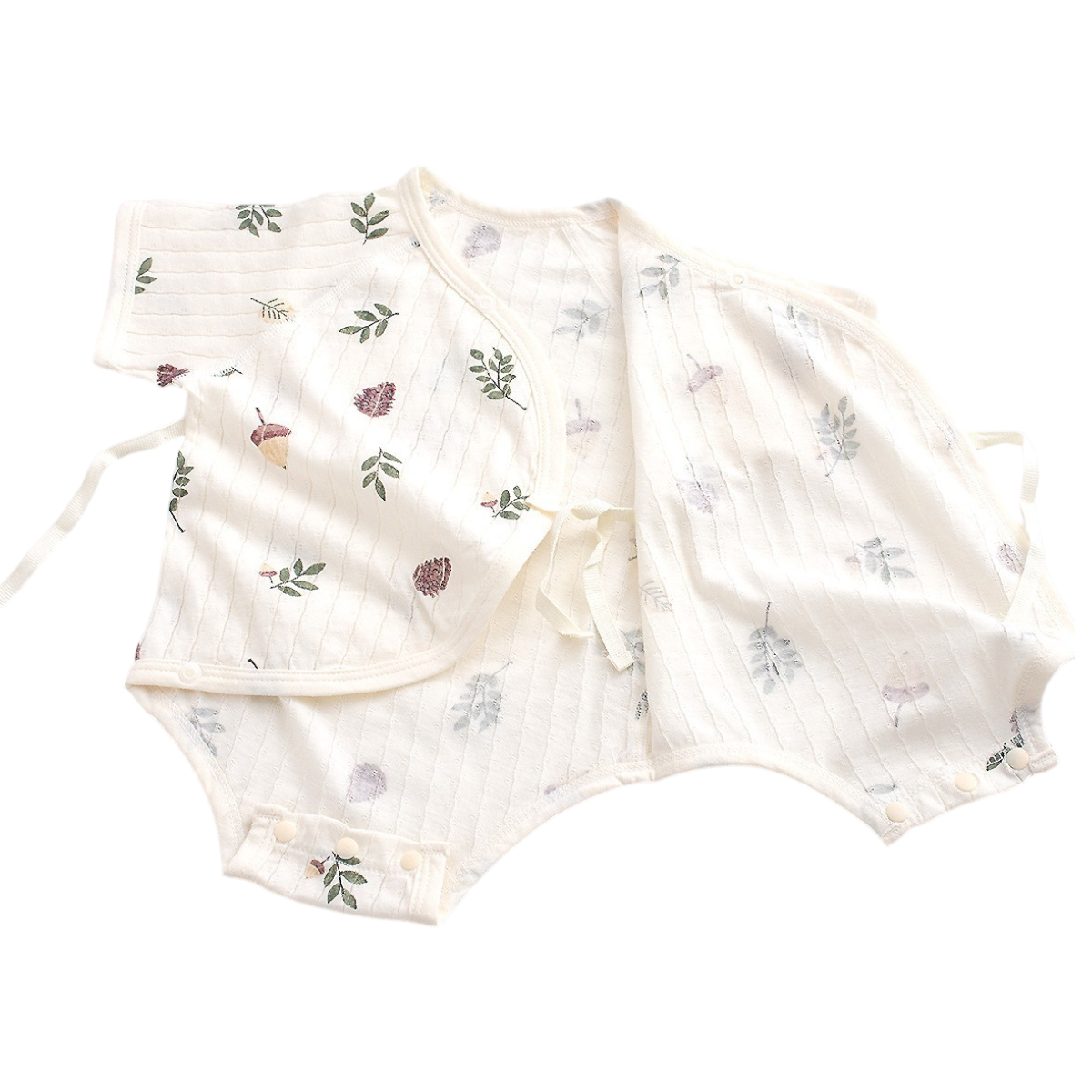 Acorn Short Sleeve Baby Bodysuit