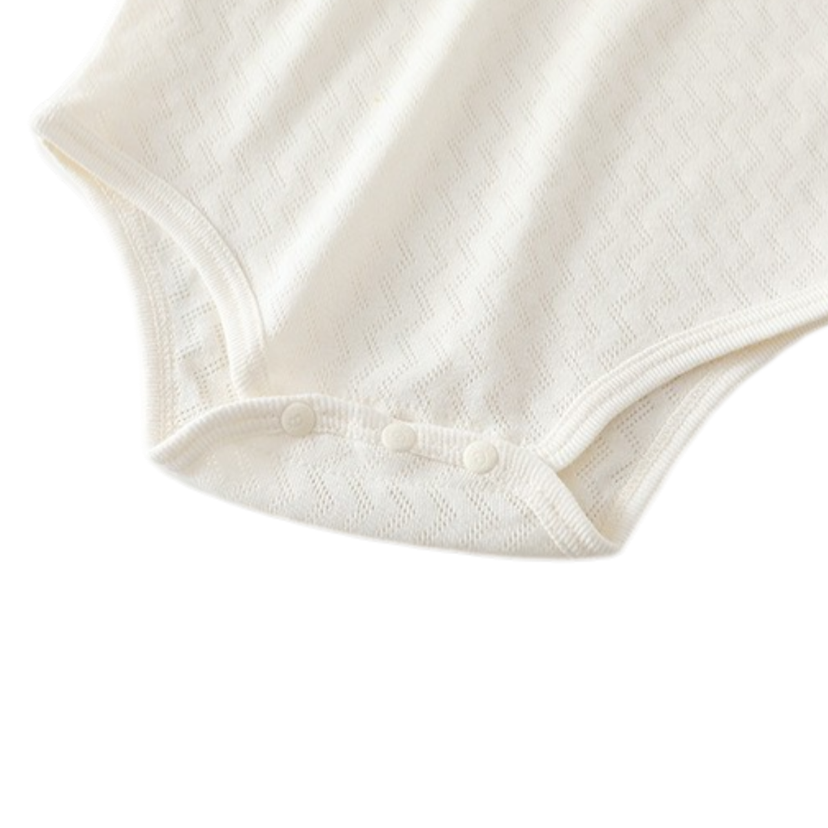 Bear Cream Sleeveless Baby Bodysuit