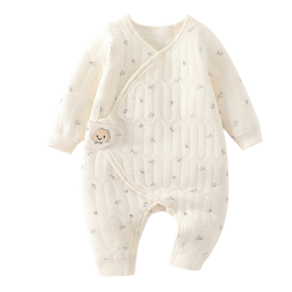Little Flower Baby Romper on a white background