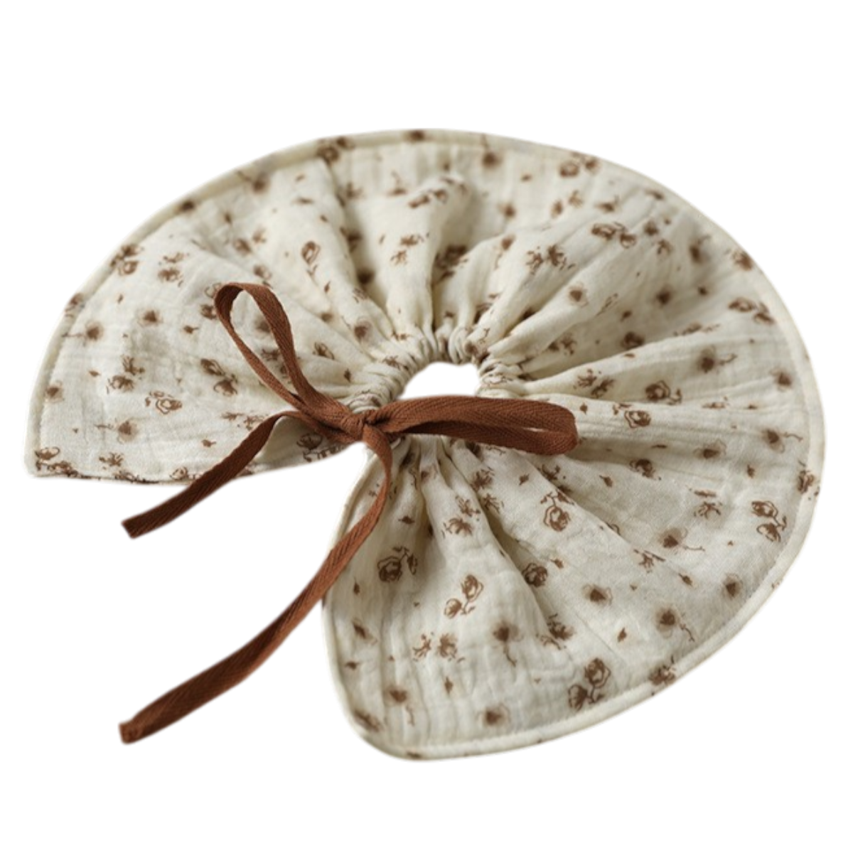 Vintage Rose Drawstring Baby Bib