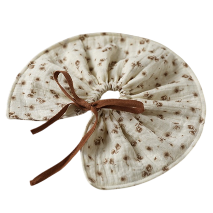 Vintage Rose Drawstring Baby Bib