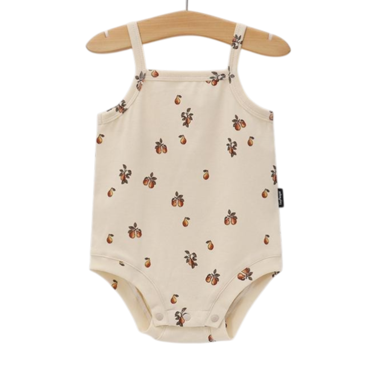Pear Sleeveless Baby Bodysuit