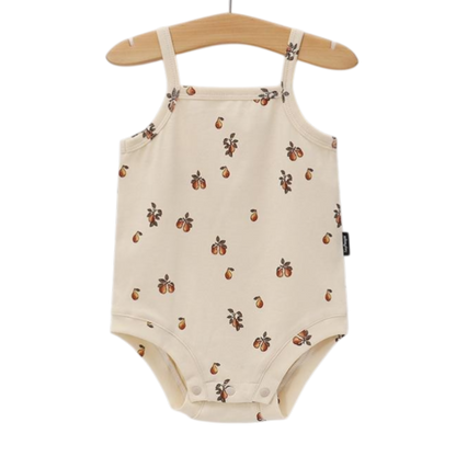 Pear Sleeveless Baby Bodysuit