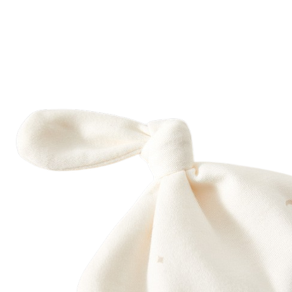 White Moon Baby Hat