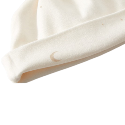 White Moon Baby Hat