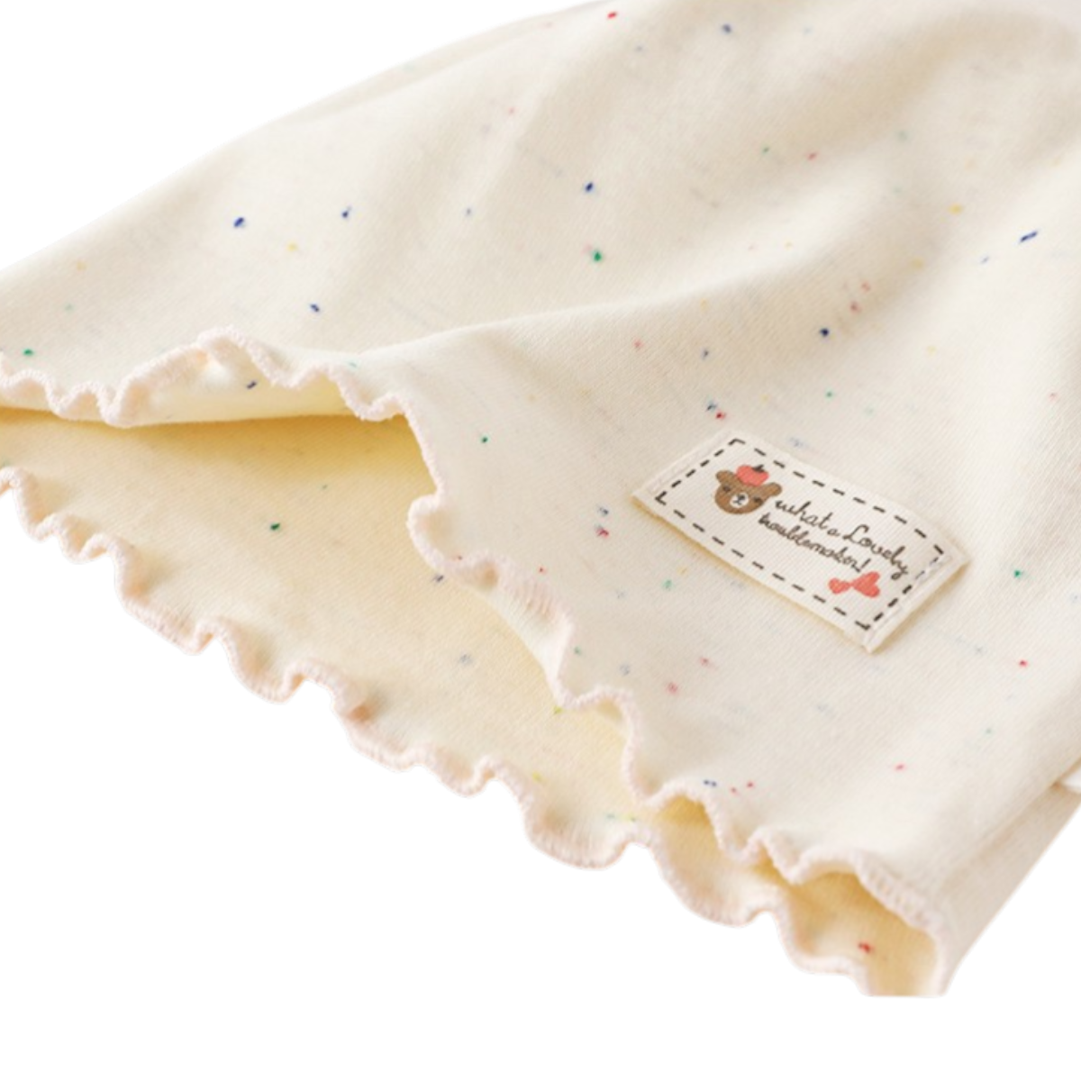 Yellow Confetti Baby Hat