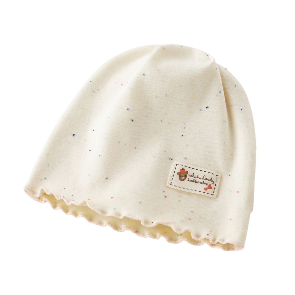 Yellow Confetti Baby Hat