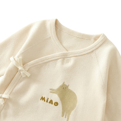 Apricot Cat Baby Bodysuit