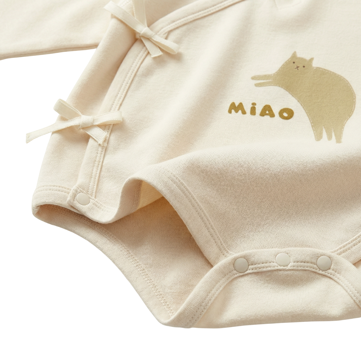 Apricot Cat Baby Bodysuit