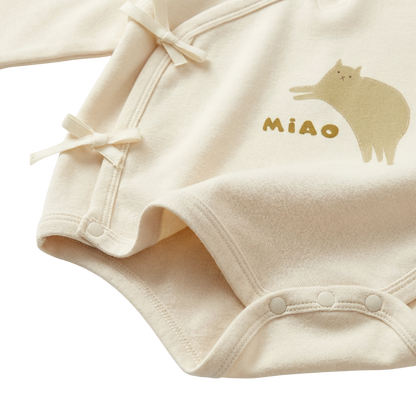 Apricot Cat Baby Bodysuit