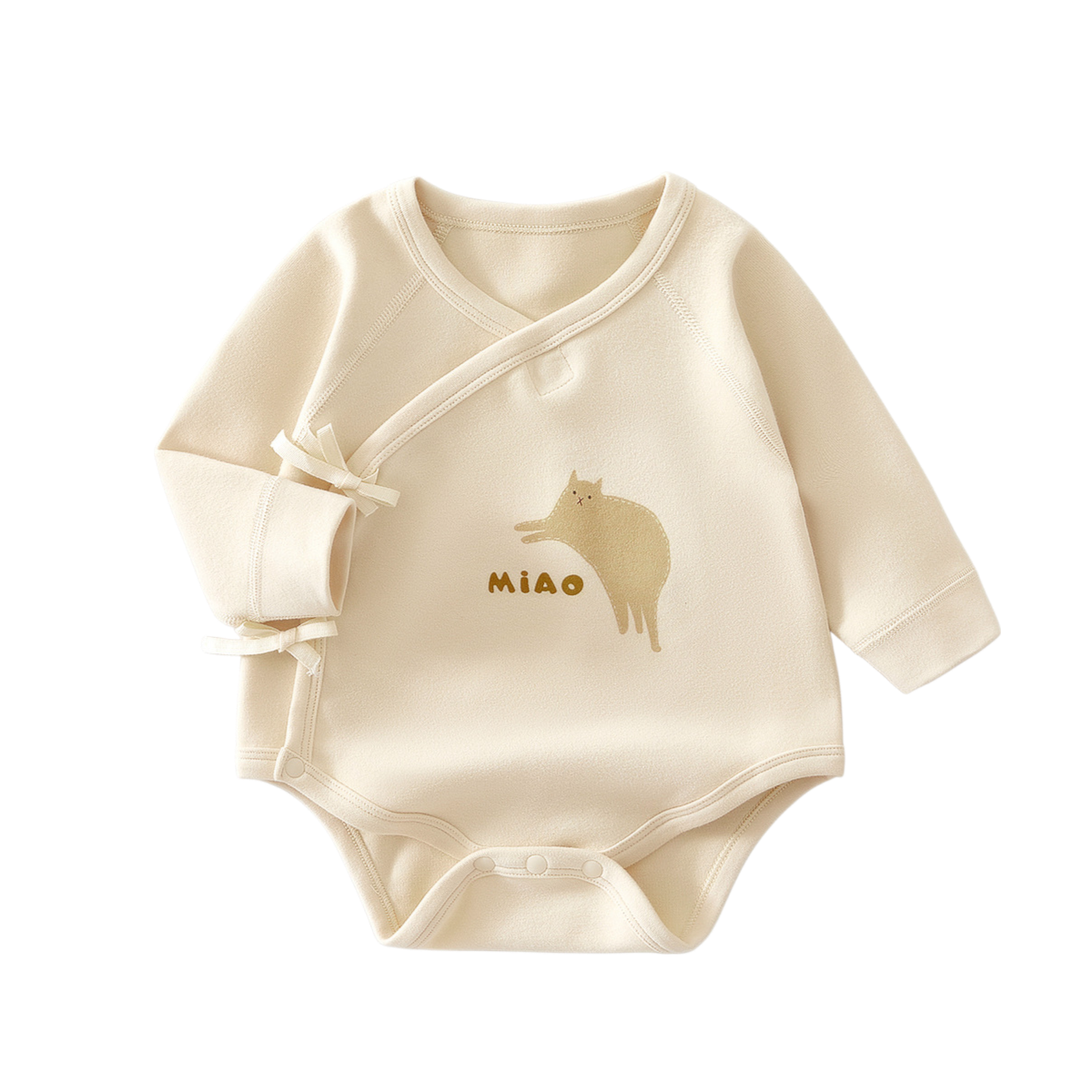 Apricot Cat Baby Bodysuit