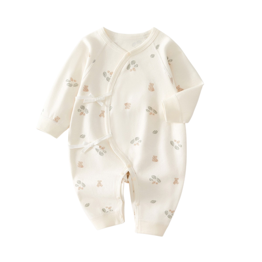 Pine Leaf Bear Baby Bodysuit