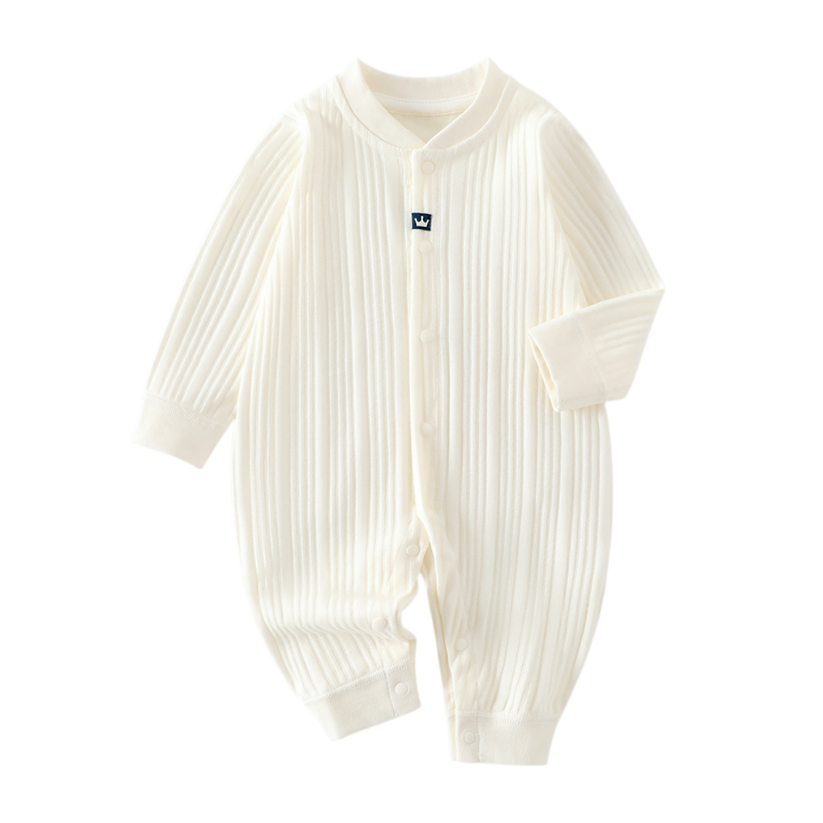 Black and White Crown Baby Bodysuit