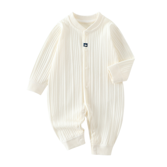 Black and White Crown Baby Bodysuit