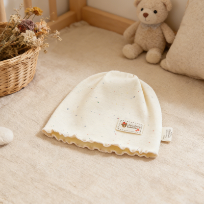 Yellow Confetti Baby Hat