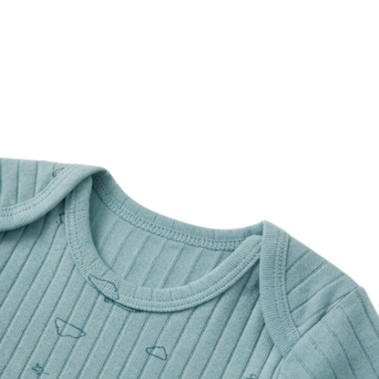 Blue Sky Long-Sleeve Baby Bodysuit