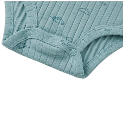Blue Sky Long-Sleeve Baby Bodysuit