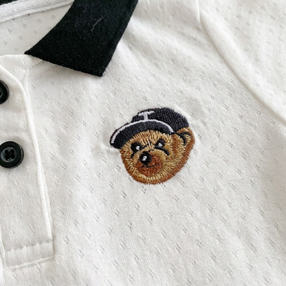 White Bear Polo Short-Sleeve Outfit