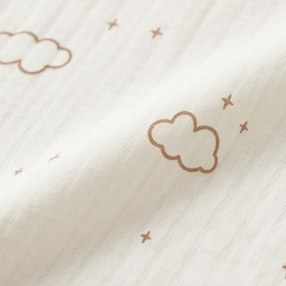 Cream Cloud Sleeveless Baby Bodysuit