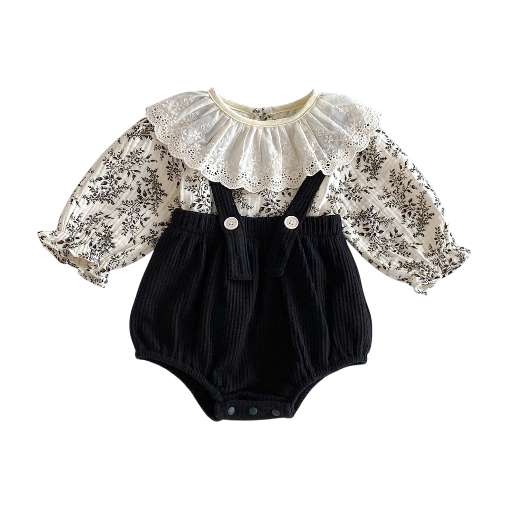 Sweet Floral Baby Outfit