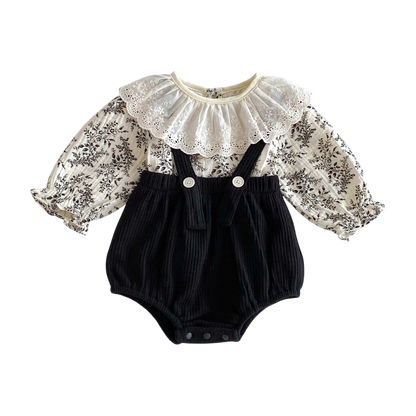 Sweet Floral Baby Outfit