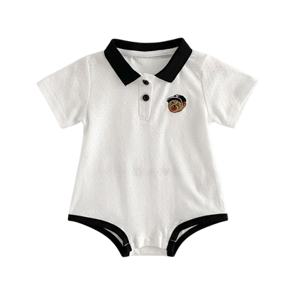 White Bear Polo Short-Sleeve Outfit