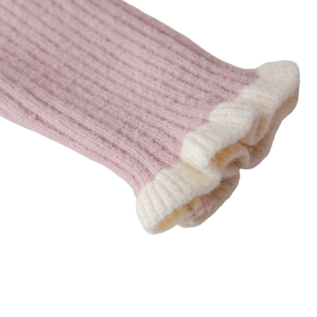 Pink Bow Knit Baby Sweater