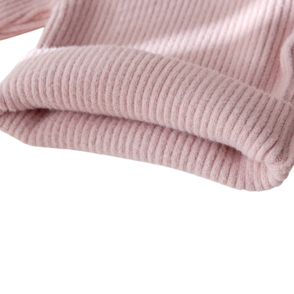 Pink Bow Knit Baby Sweater