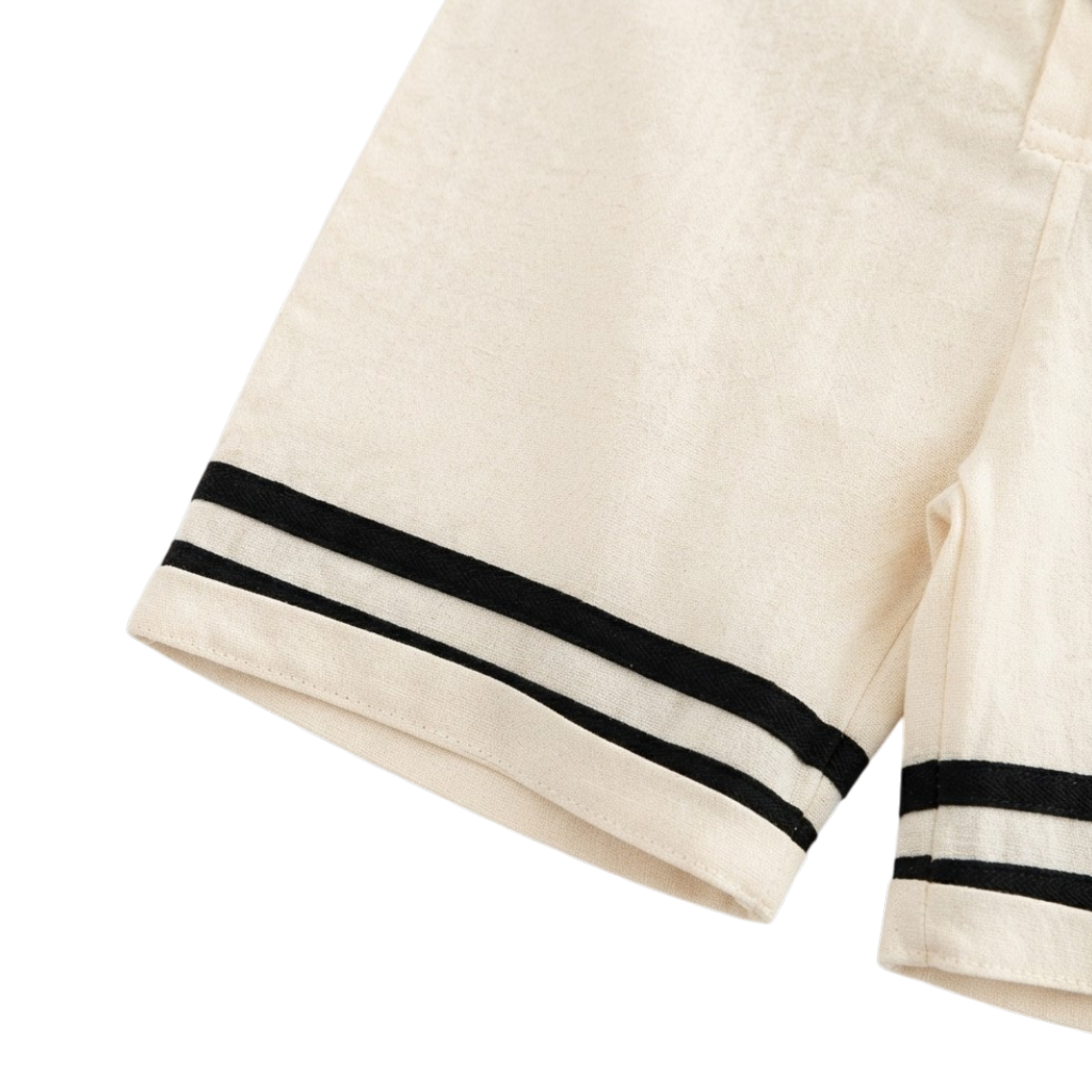 Preppy Sleeveless Baby Outfit