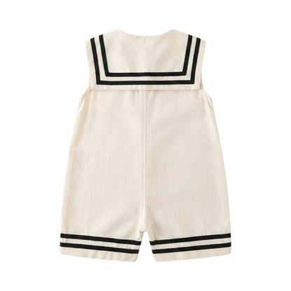 Preppy Sleeveless Baby Outfit