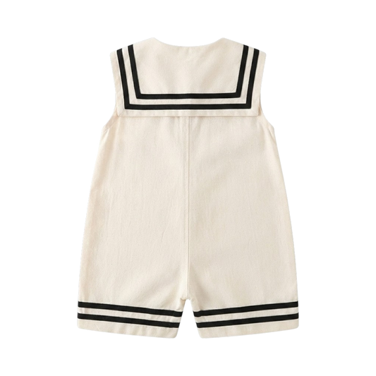 Preppy Sleeveless Baby Outfit
