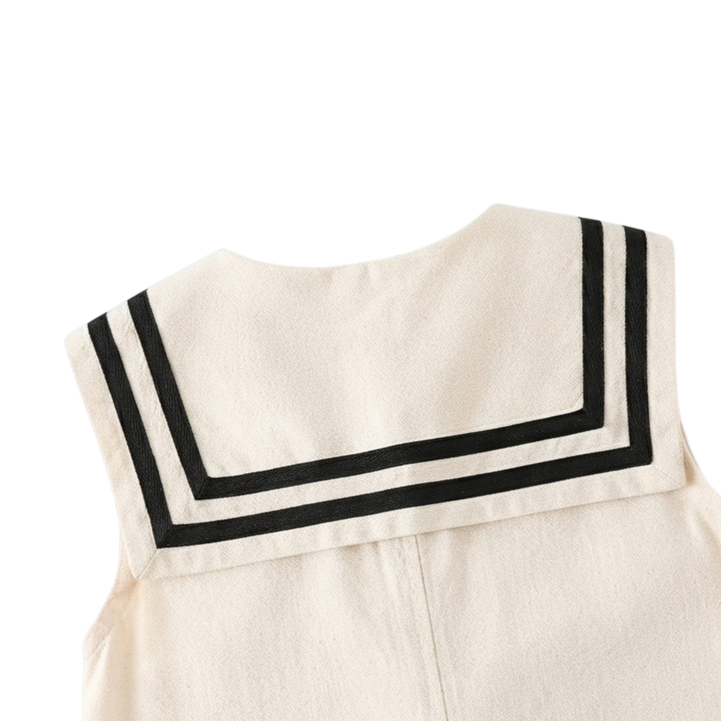 Preppy Sleeveless Baby Outfit