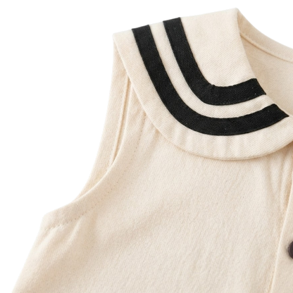 Preppy Sleeveless Baby Outfit