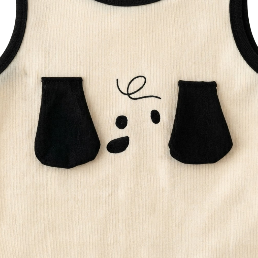 Puppy Tank Top Baby Outfit Set
